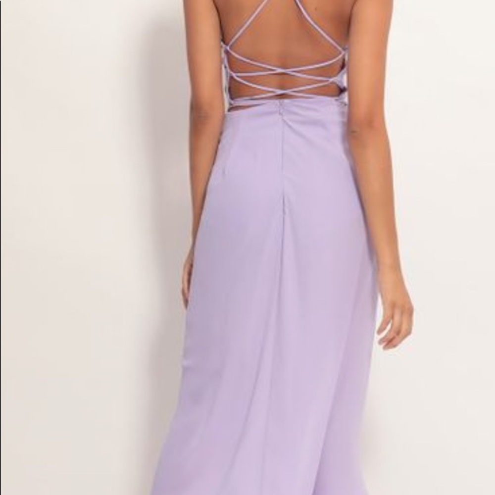 Chiffon Luxe Maxi Dress in Lavender